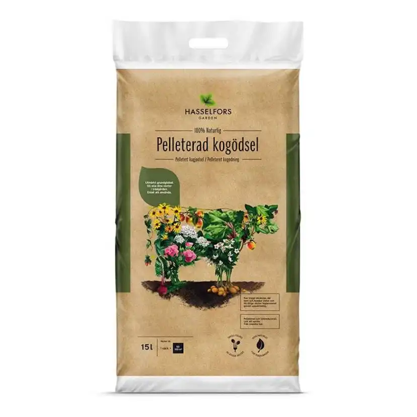 Kogödsel Hasselfors Garden Pelleterad 36x15 L