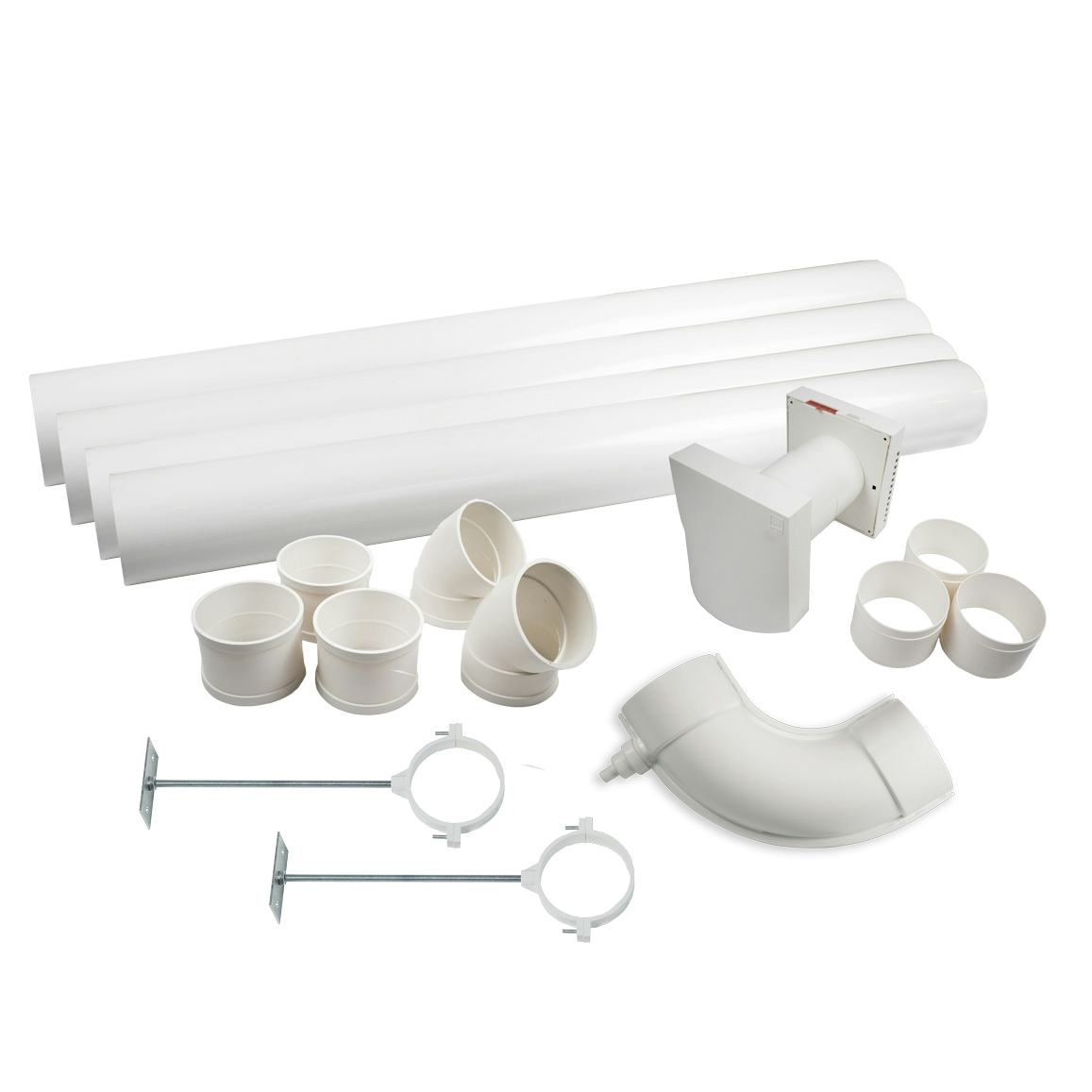 Ventilationssats Separett Nova Ø110 mm vit