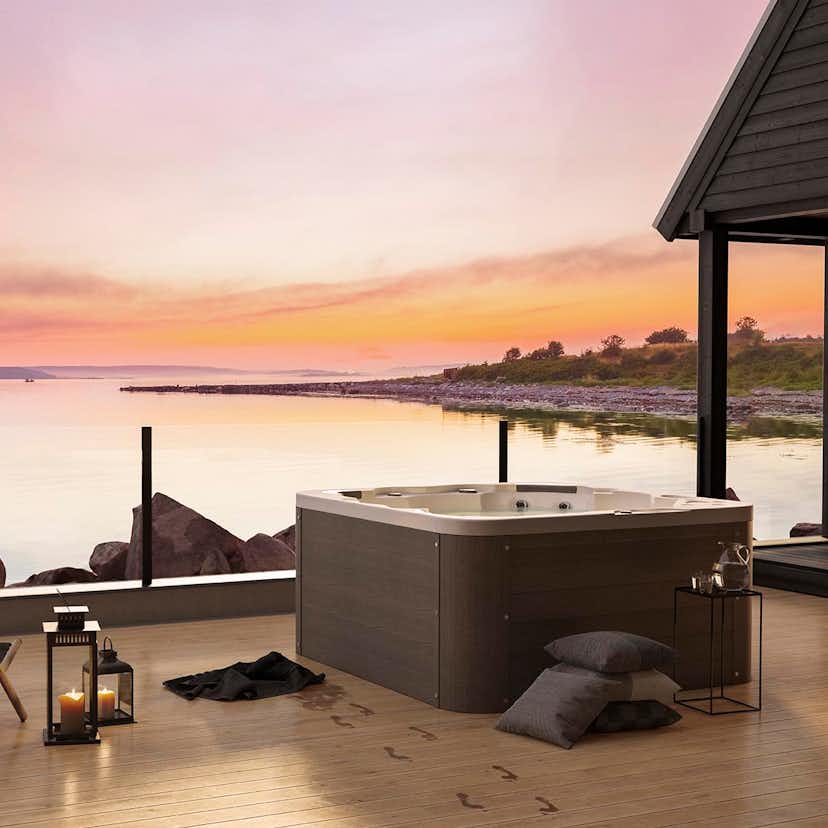 Spabad Westerbergs Sandhamn 42 Jets Vit med Lock