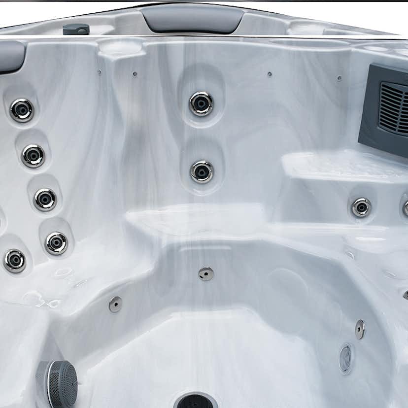 Spabad Westerbergs Sandhamn 42 Jets Vit med Lock