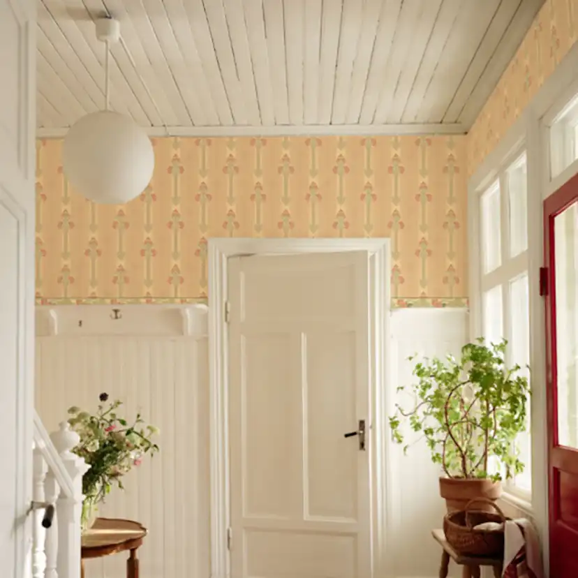 Tapet Duro Nergården Classic Paper - Mönstrad Tapet med Historisk Charm