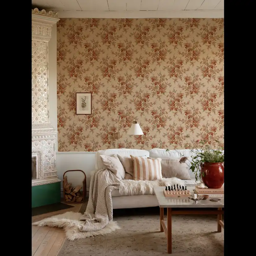 Tapet Duro Ingeborg Mönstrade Tapeter Classic Paper Gammalsvenska Papper