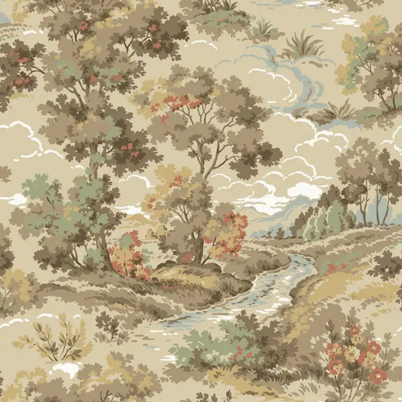 Tapet Duro Boulognerskogen Gammalsvenska Mönstrade Tapeter Classic Paper