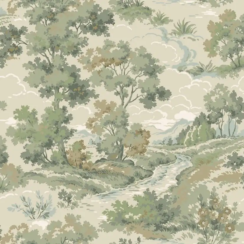 Tapet Duro Boulognerskogen Gammalsvenska Papper Mönstrad Tapet Classic