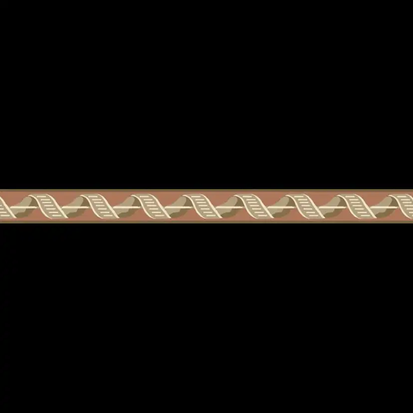 Mönstrad Tapet Duro Eugen Classic Paper Bård Nyrenässansstil