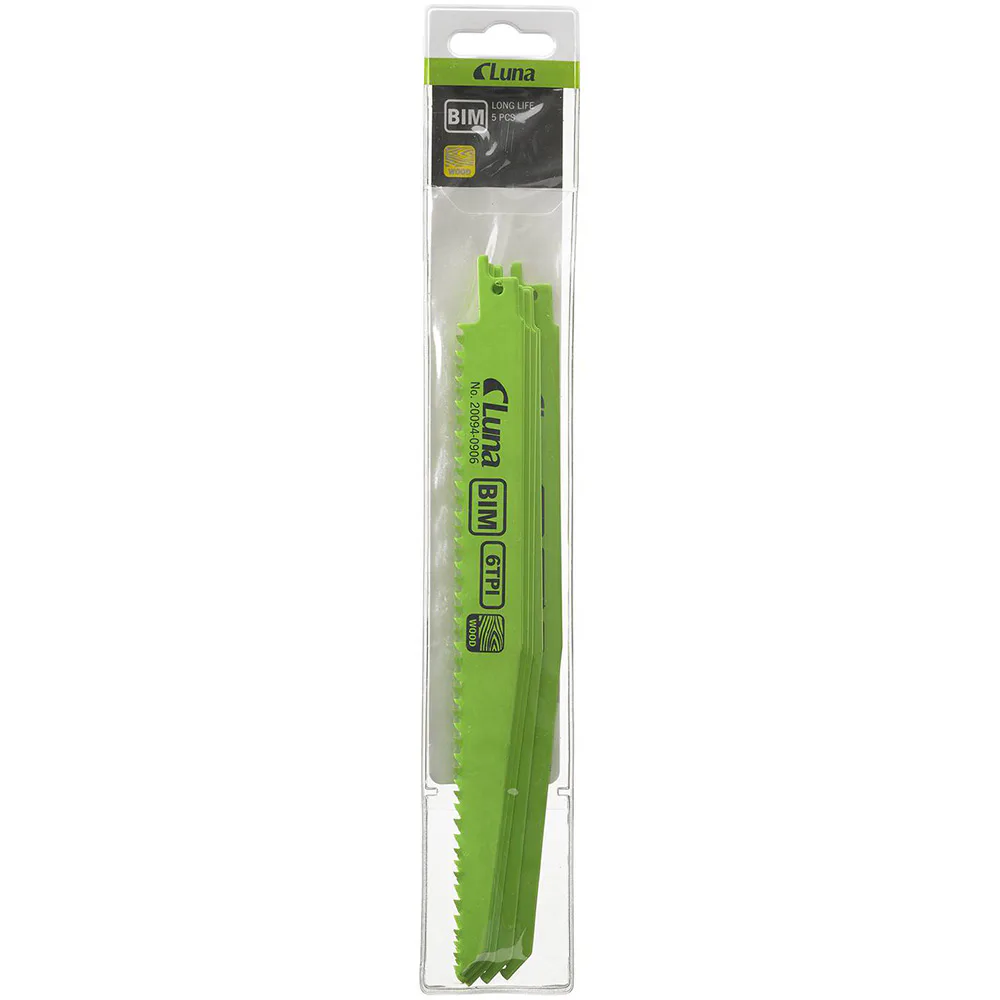 Tigersågblad Luna Tools 6T av Bi-metall För Trä och metall T225