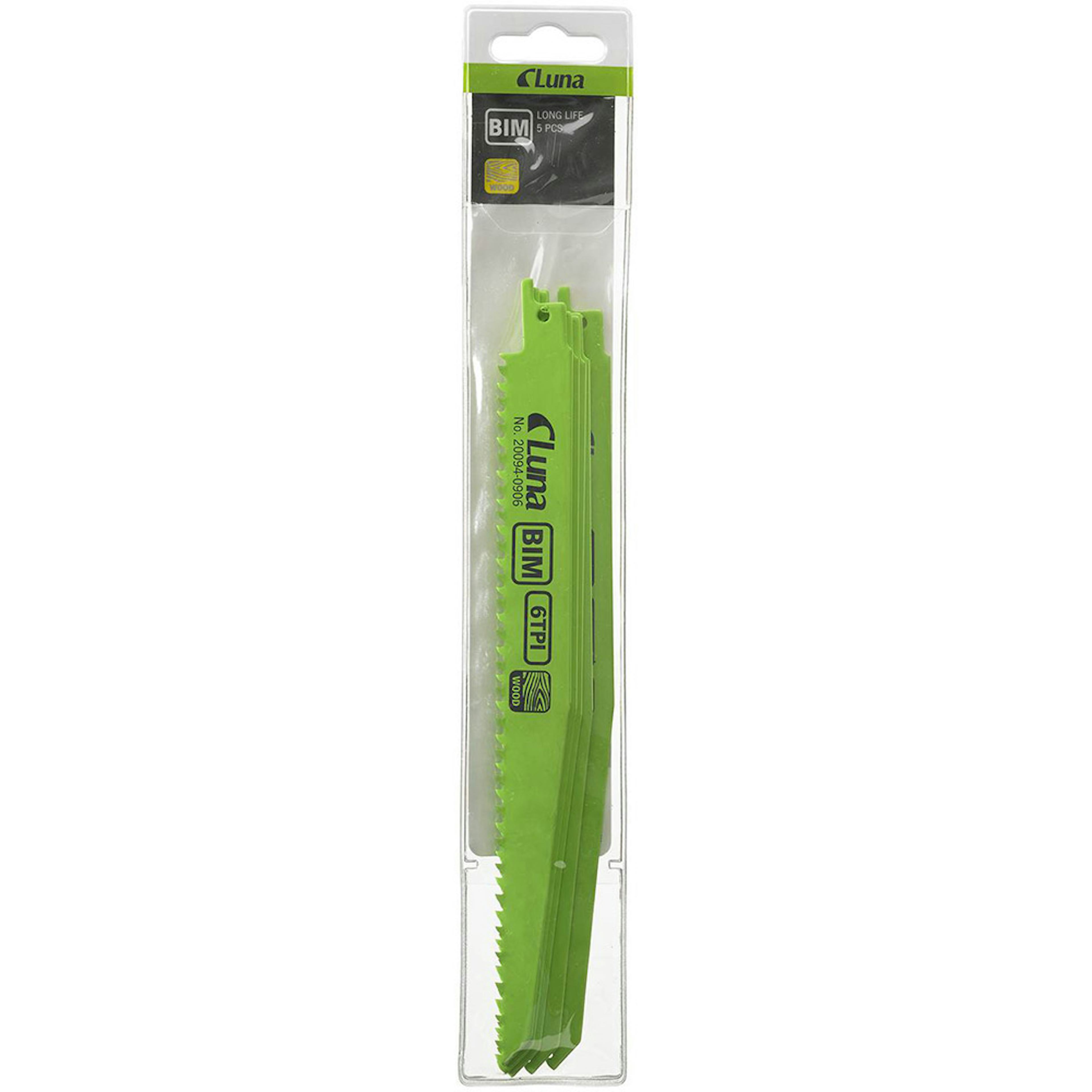 Tigersågblad Luna Tools 6T av Bi-metall För Trä och metall T225