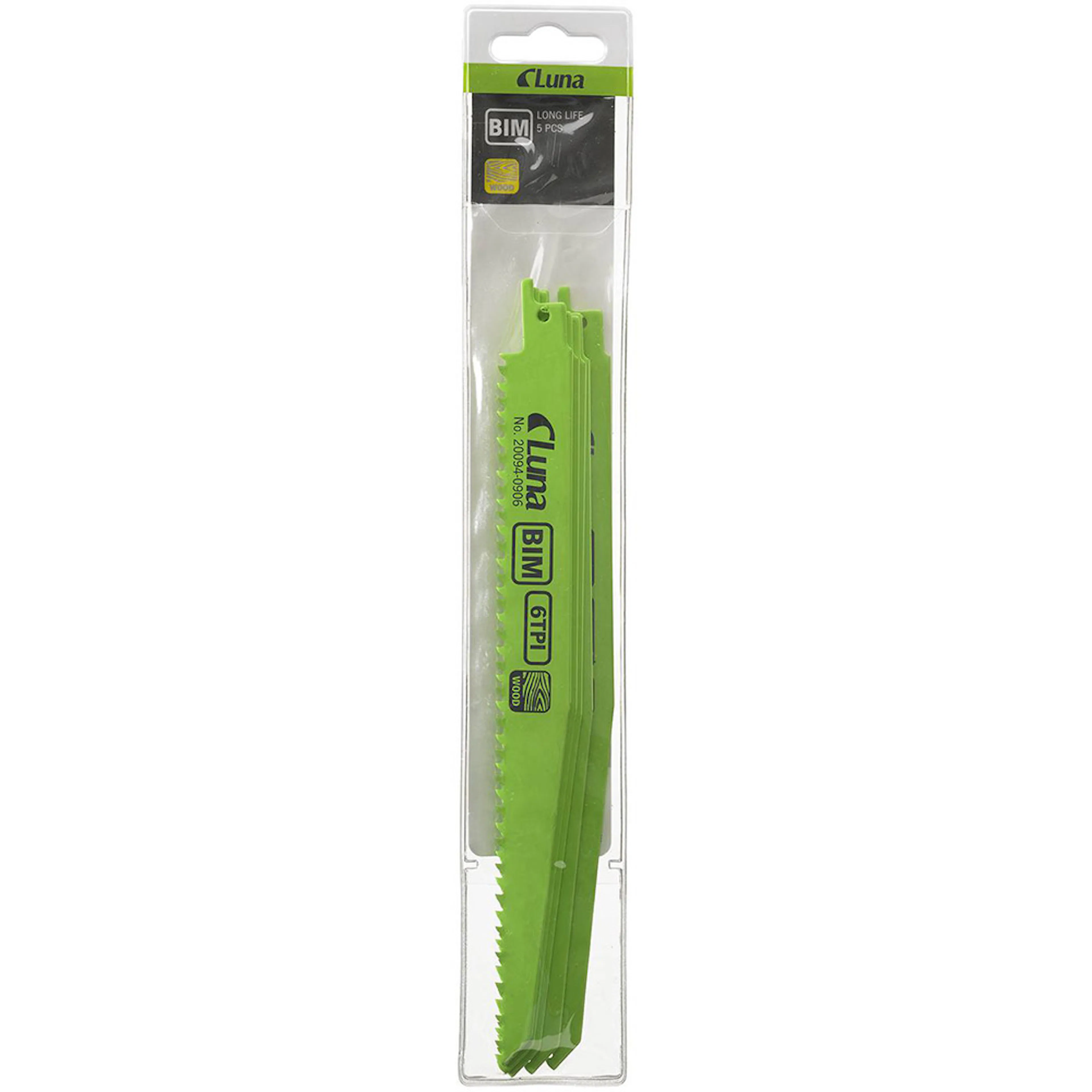 Tigersågblad Luna Tools 6T av Bi-metall För Trä och metall T225