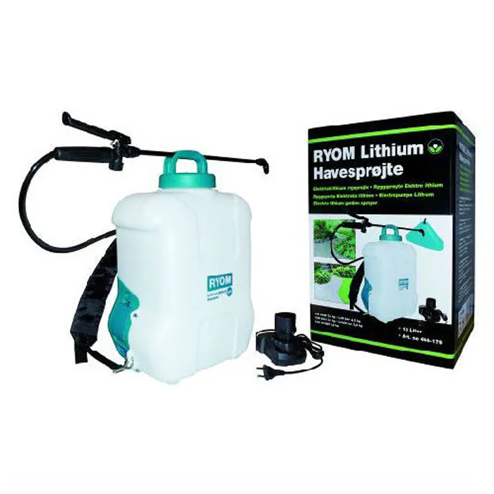 Trädgårdsspruta Ryom 16L med Batteri och Laddare för Övriga Trädgårdsredskap