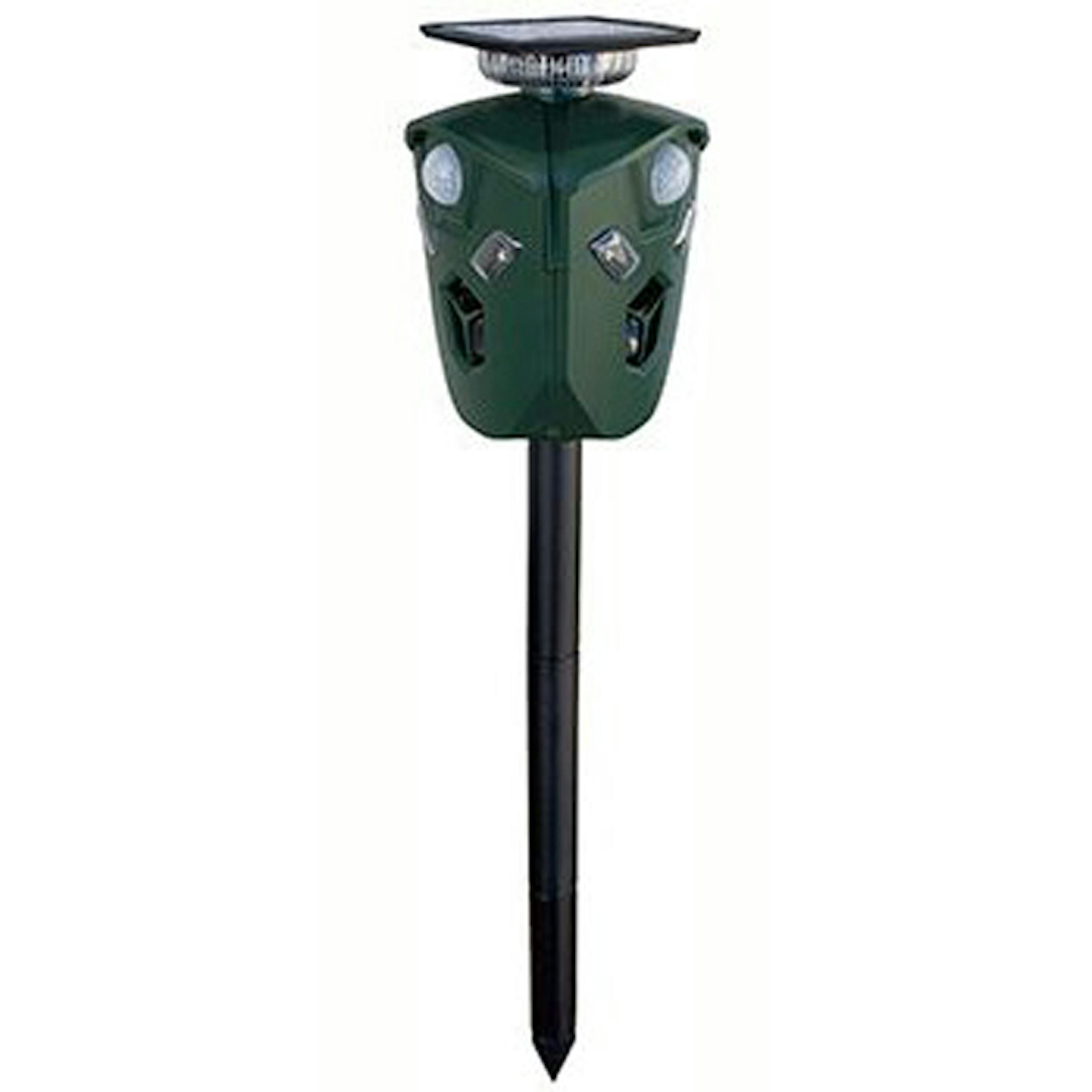 Ultraljudsskrämmare Ryom PIR360 Musskrämma & Råttskrämma med Larm för Trädgård