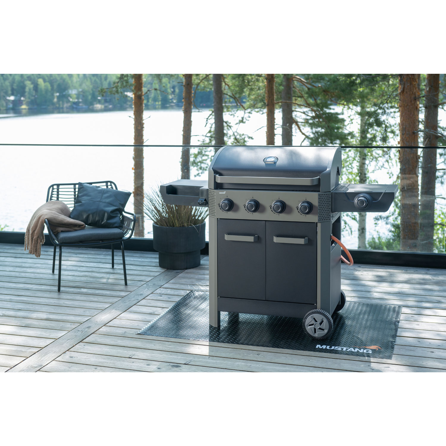 Gasolgrill Mustang Augusta 4+1