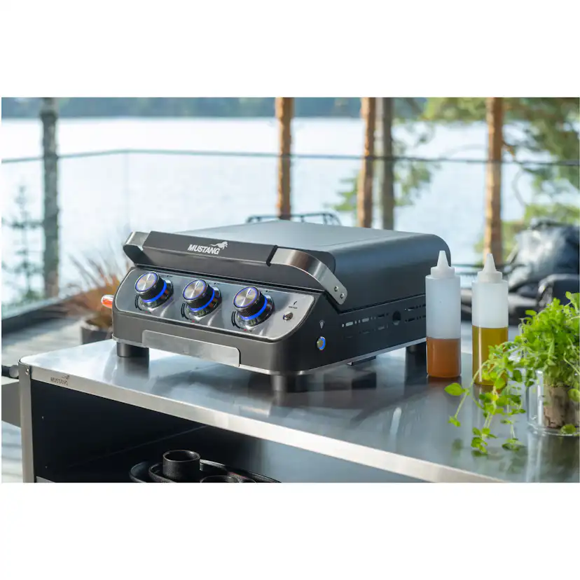 Gasolgrill Mustang Plate 3