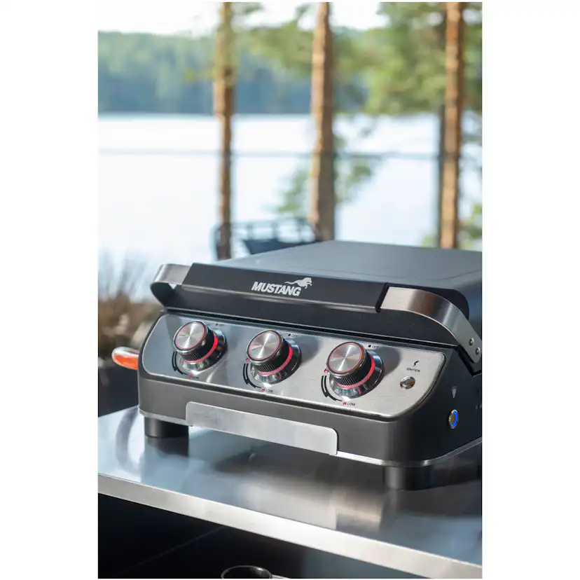 Gasolgrill Mustang Plate 3