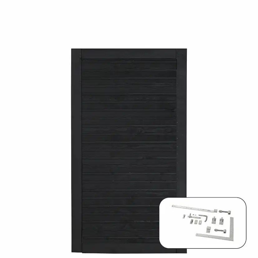 Plank Profilstaket PLUS med Glas 174 x 163 cm