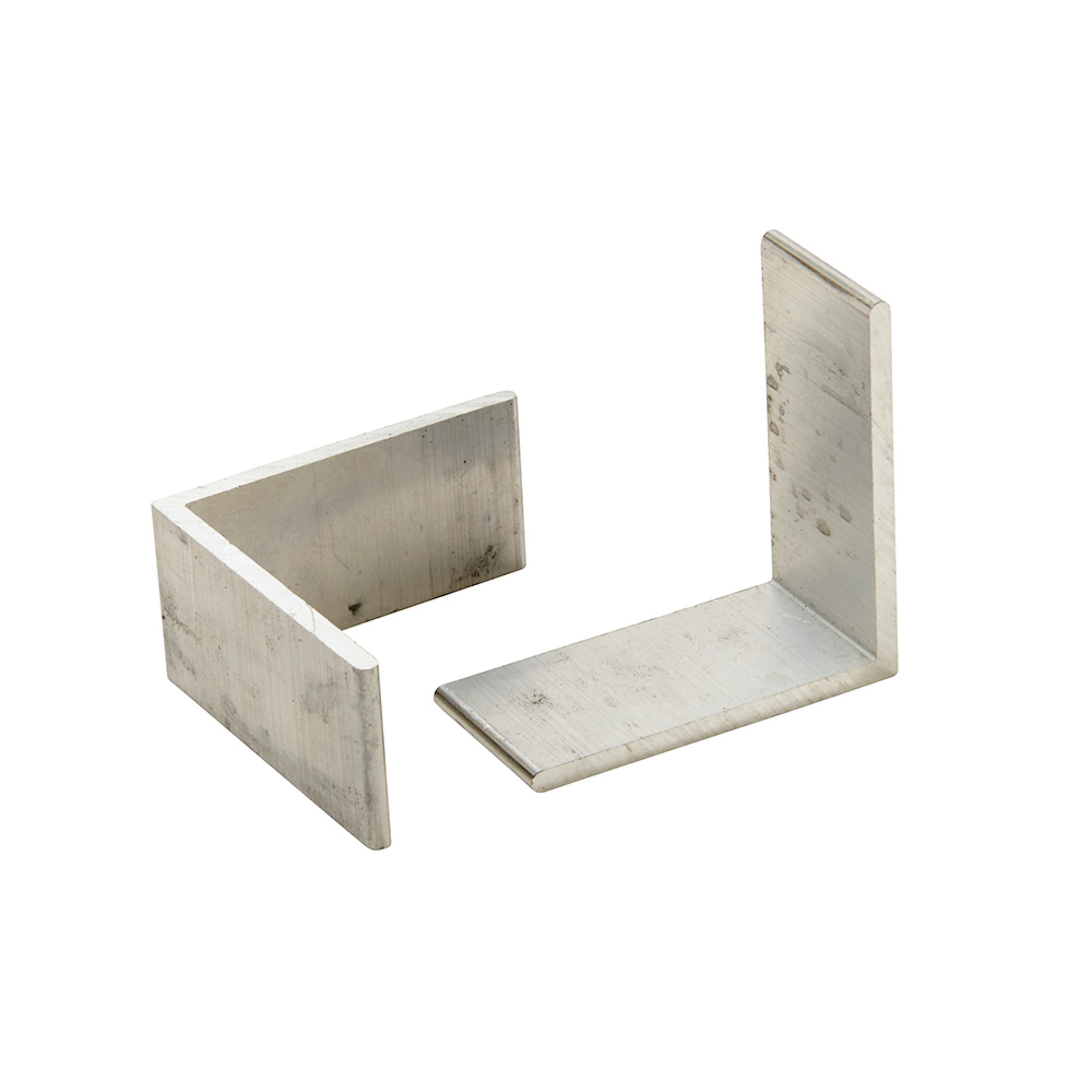 L-Beslag Kirkedal K100 Aluminium Design Till Stolpar