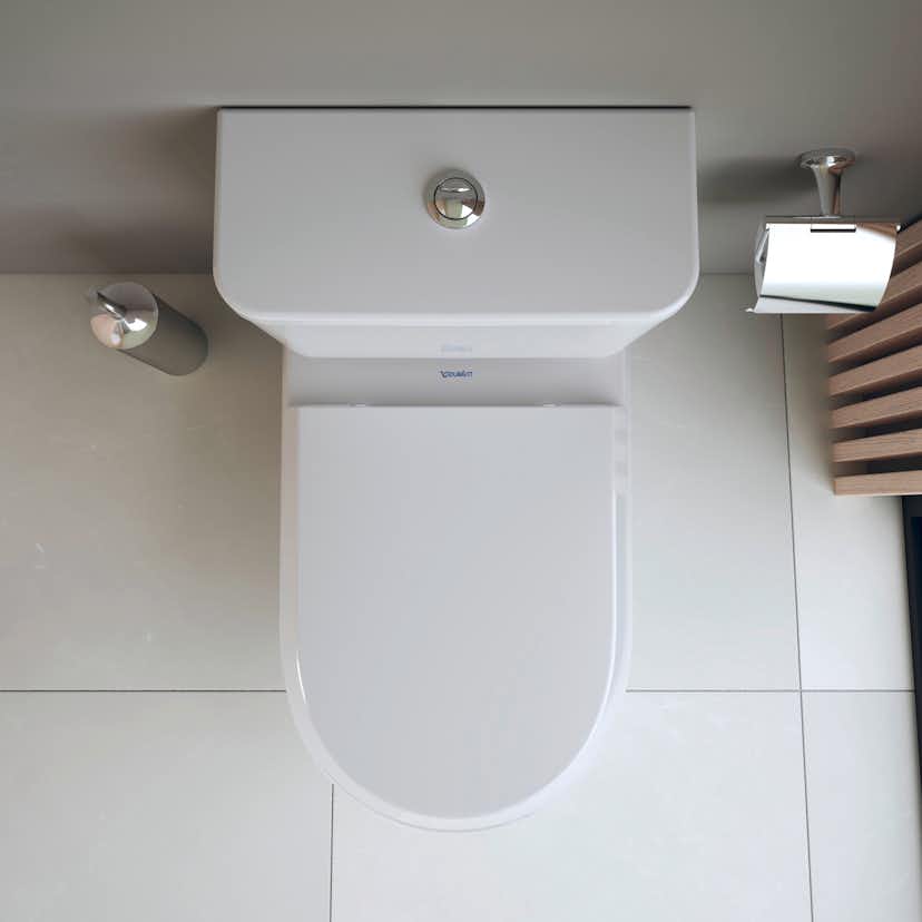 Golvstående toalettstol Duravit Qatego med Mjukstängande Hårdsits