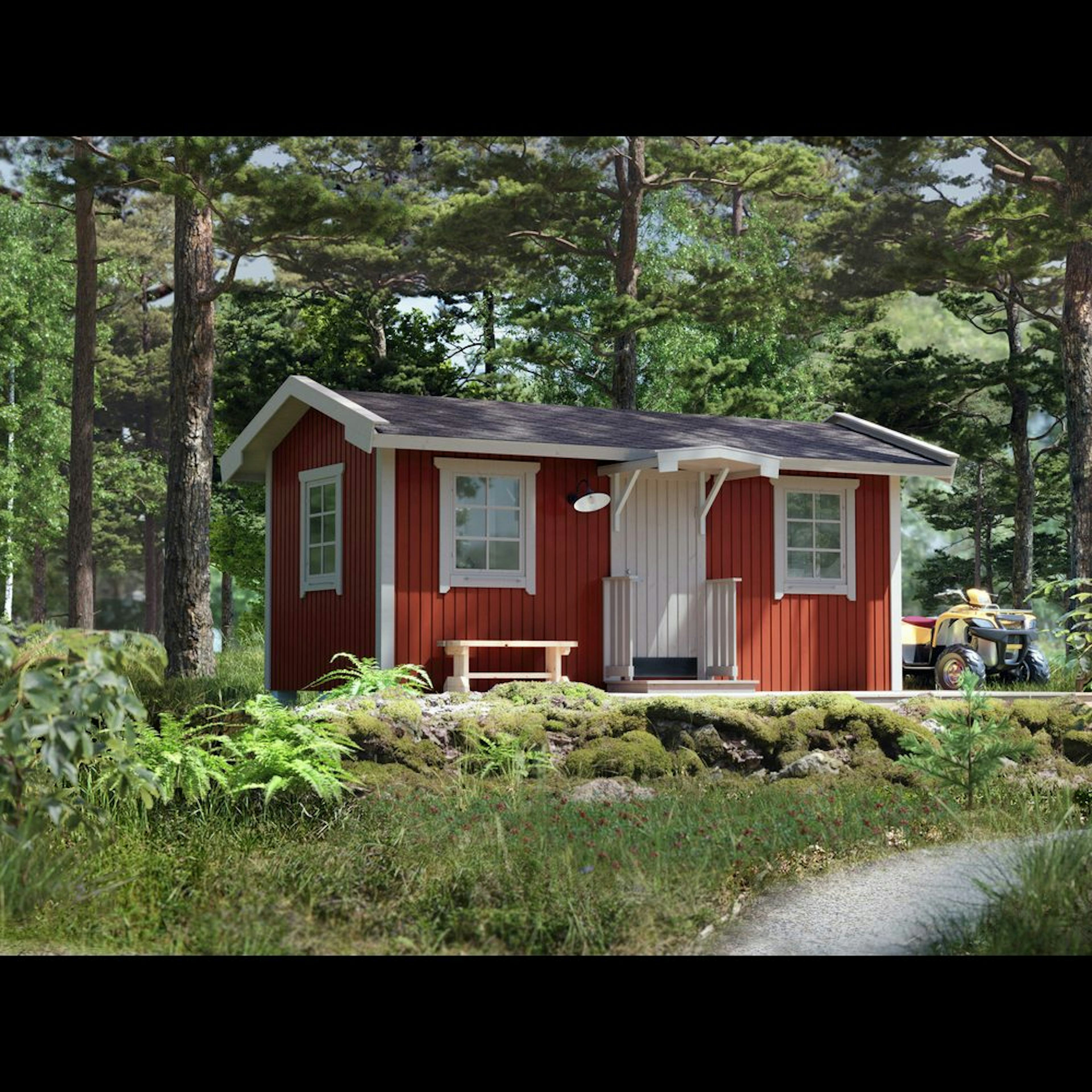 Friggebod Trähuset Rasken 15 kvm