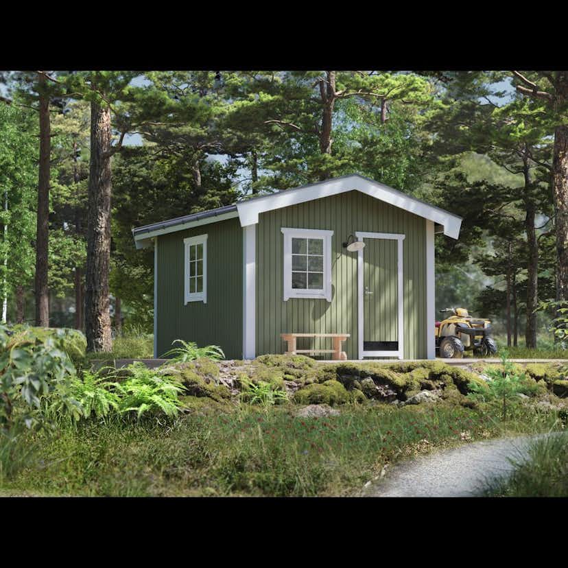 Friggebod Trähuset Paulina 15 kvm