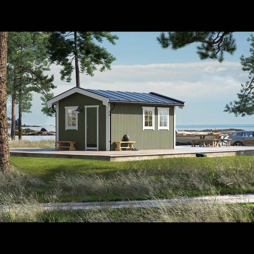 Attefallare Trähuset Paulina 20 kvm