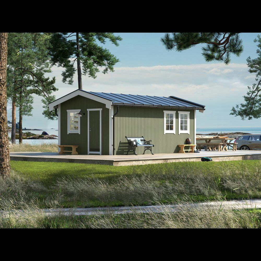 Attefallare Trähuset Paulina 25 kvm
