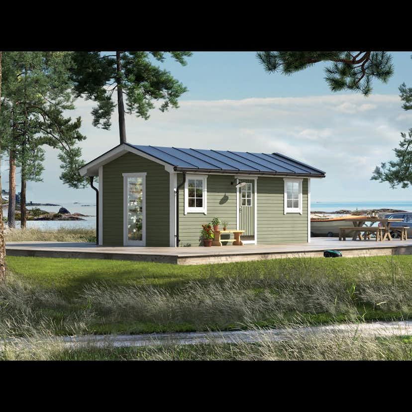 Attefallare Trähuset Arholma 20 kvm