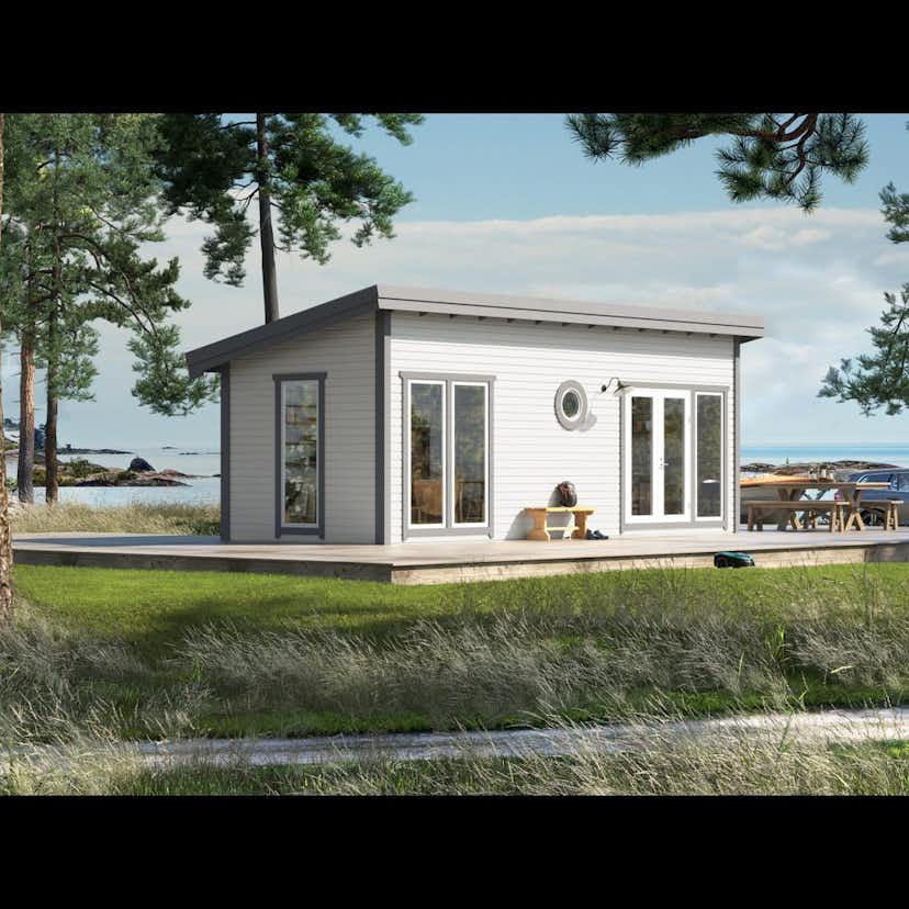 Attefallare Trähuset Skagen 25 kvm