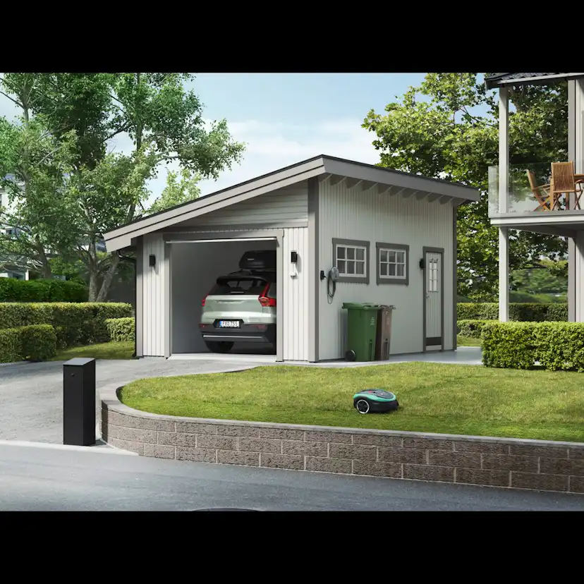 Garage Trähuset Pulpet 25 kvm