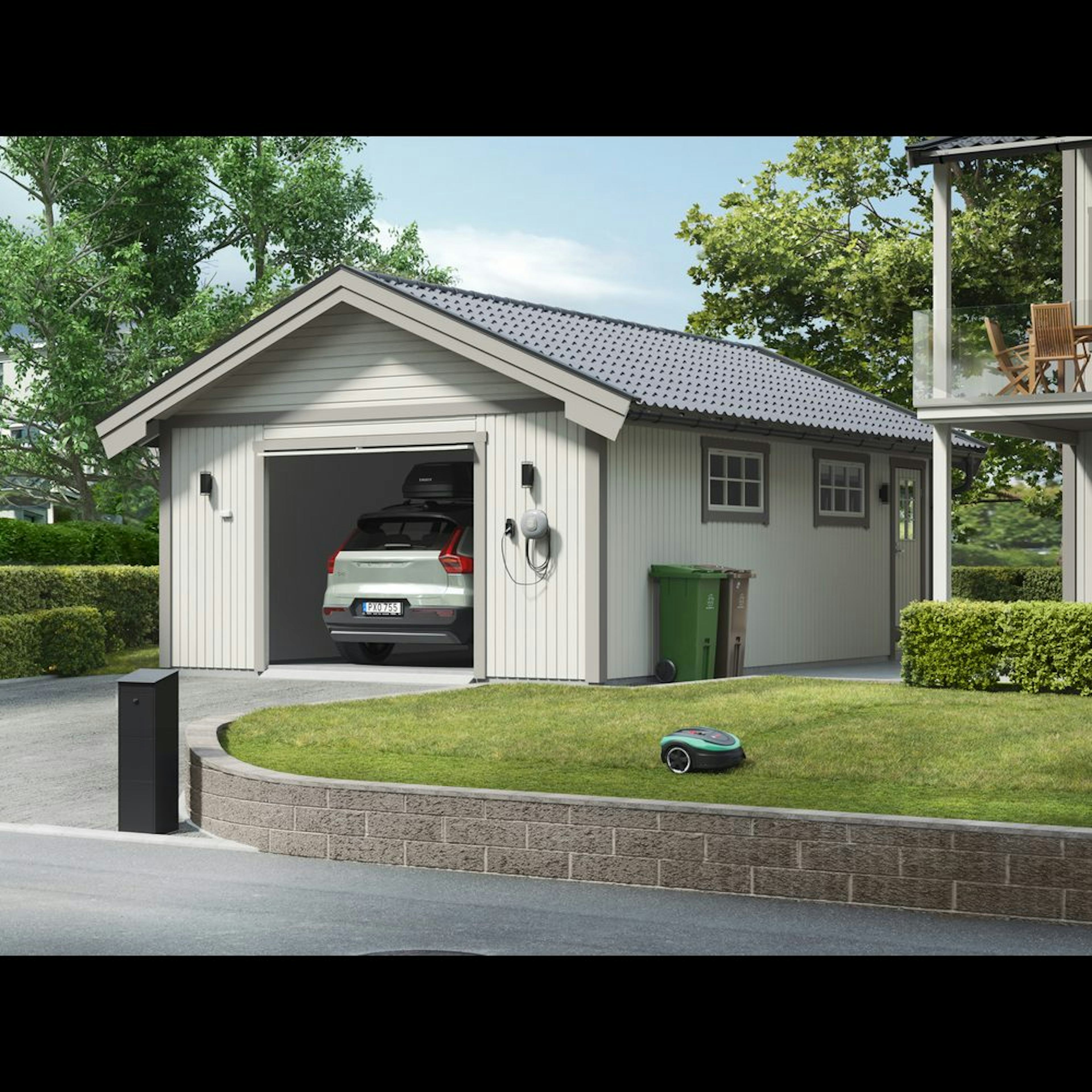 Garage Trähuset Sorunda 40 kvm