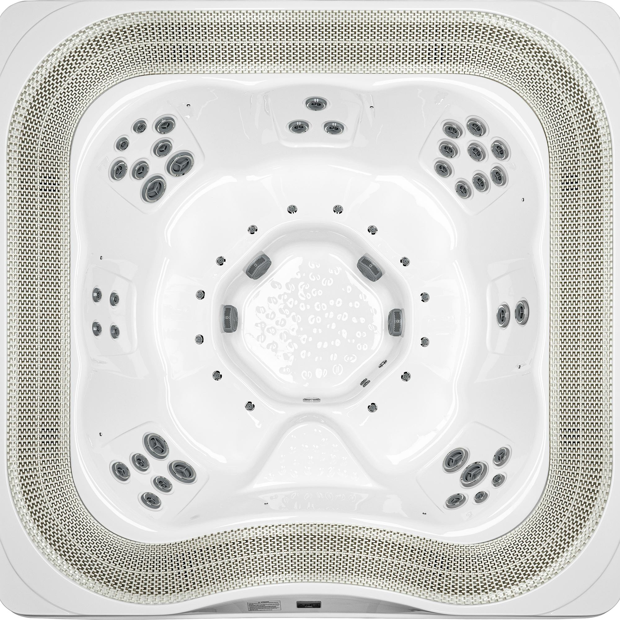 Spabad Swebad Resort Square 52 Jets med Lock