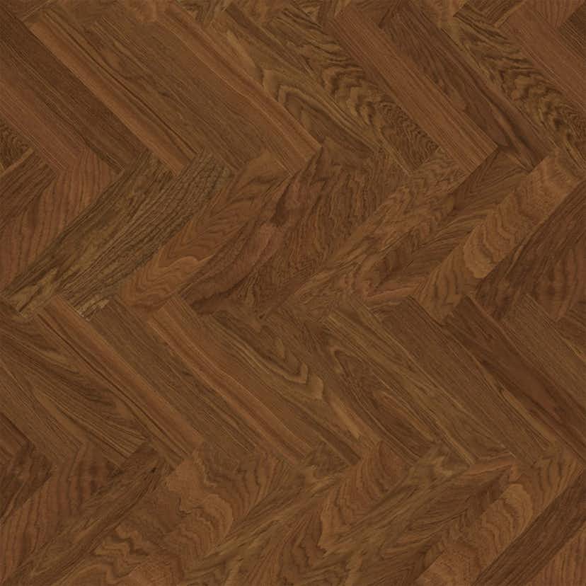 Trägolv Bjelin Härdad Ek Sandviken Classic Fiskben Terra Brown