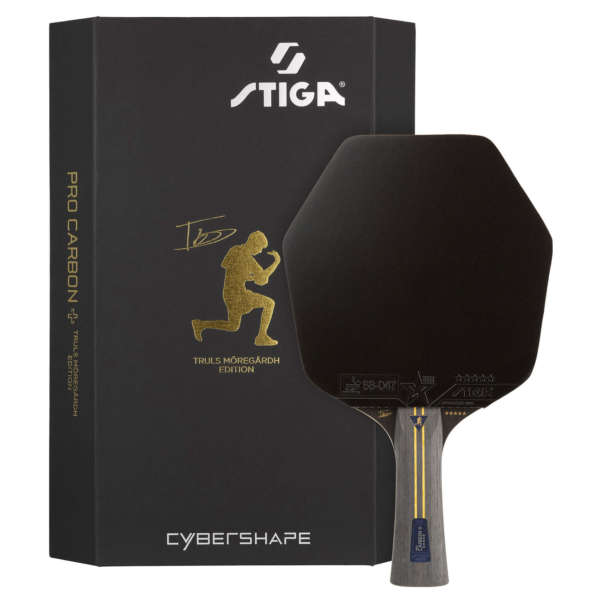 Pingisracket STIGA Sports Cybershape Pro Carbon Plus 5-Star Truls Edition