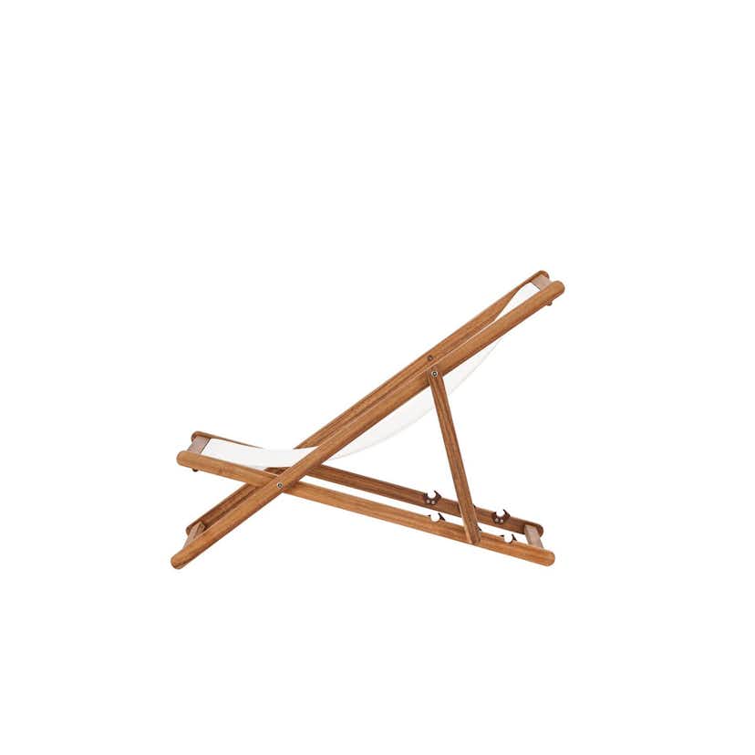 Loungestol Utomhus Venture Home Peachy Justerbar & Hopfällbar Solstol i Trä