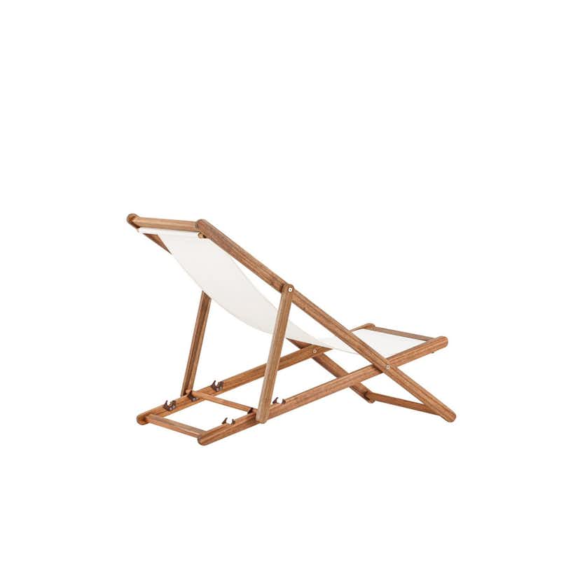 Loungestol Utomhus Venture Home Peachy Justerbar & Hopfällbar Solstol i Trä