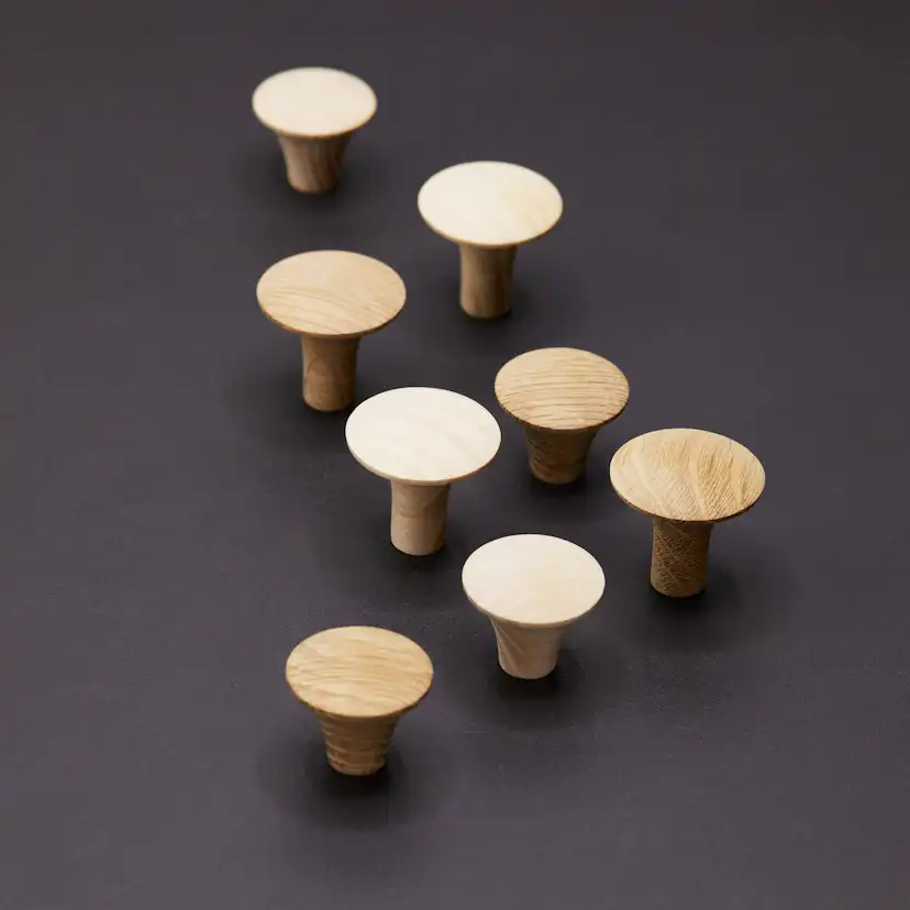 Knopp Beslag Design Rut 27 Obehandlad