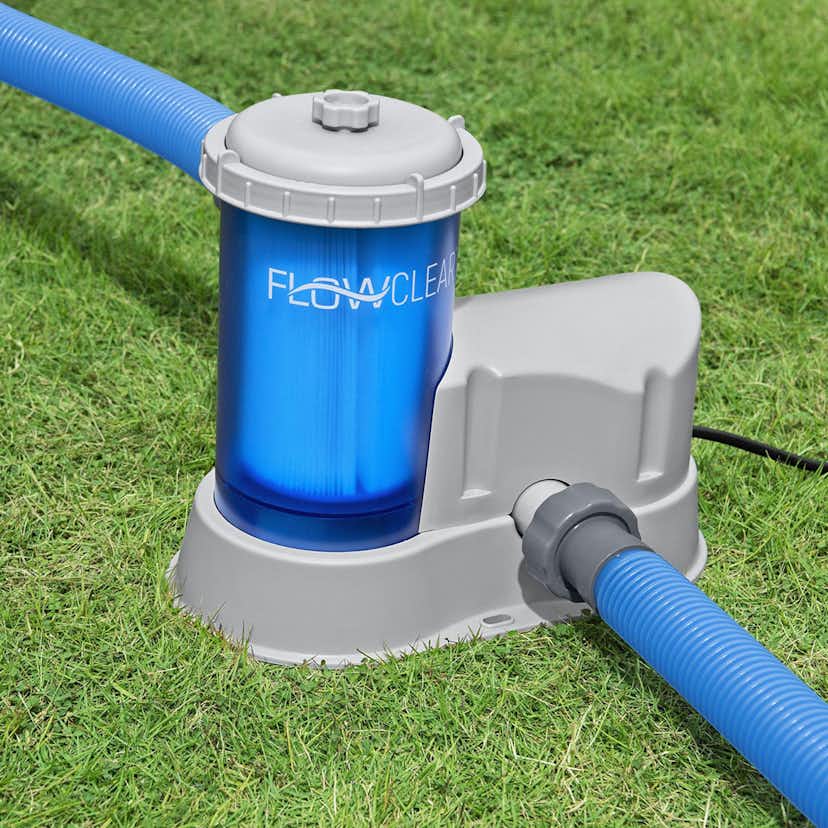Poolpump Bestway Flowclear Transparent Filterpump Flöde 5678 l/h