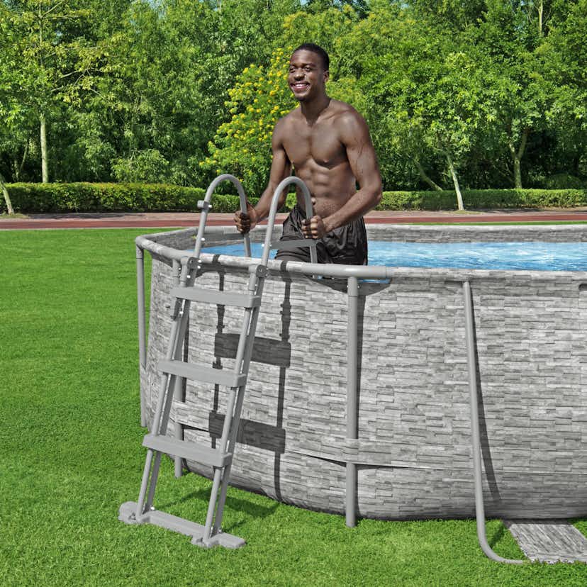 Säkerhetsstege Bestway Flowclear För Pool 1,07 m