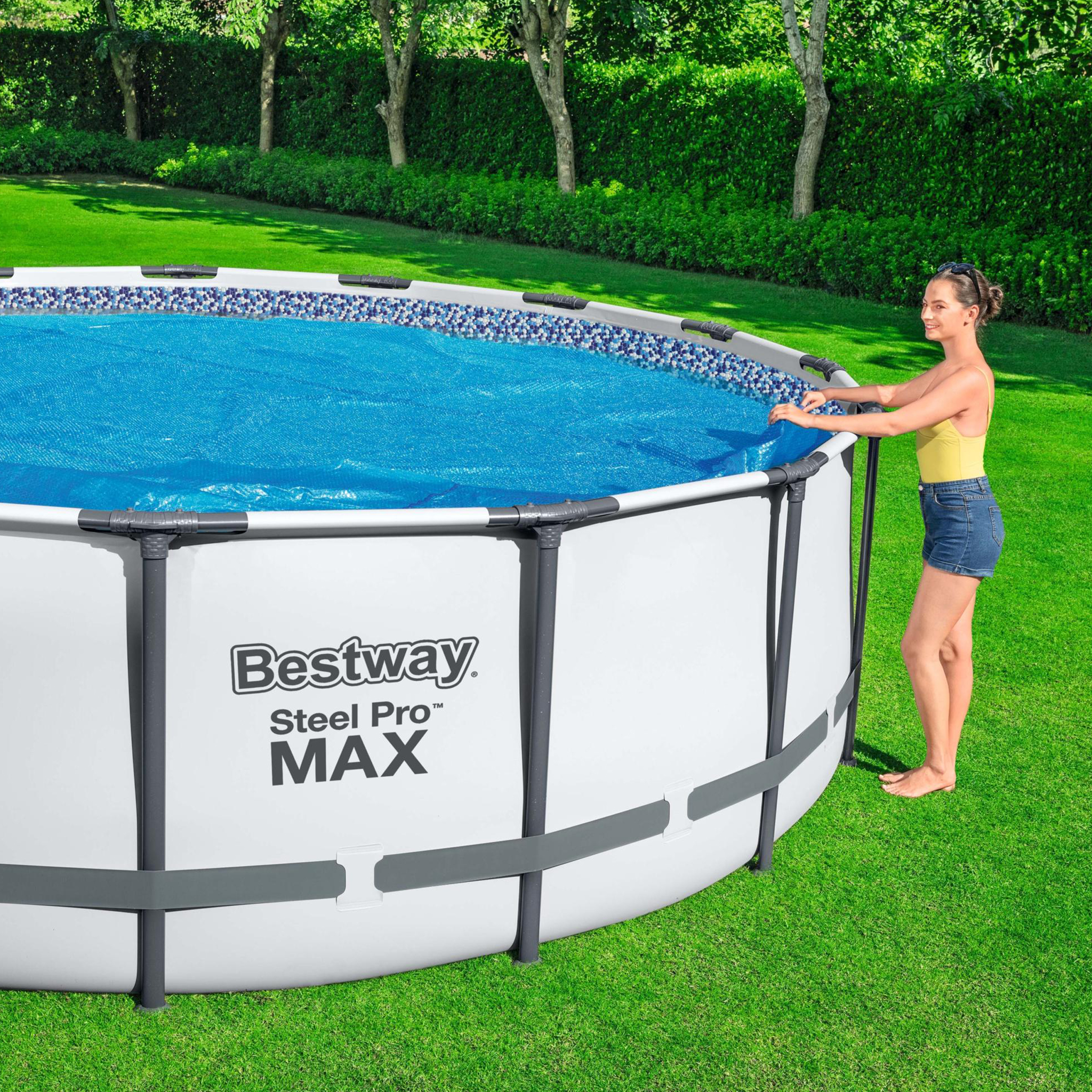 Solskydd Bestway Flowclear Till Ovanmarkpool 4,17 m