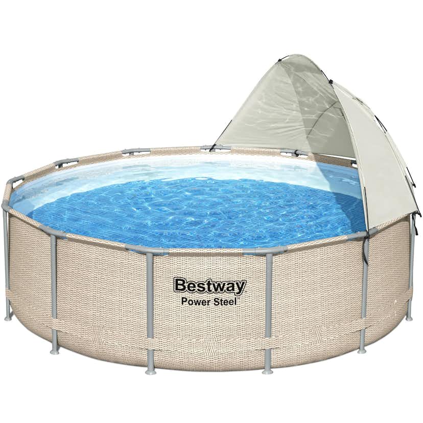 Solskydd Bestway Flowclear För Ovanmarkpooler Canopy