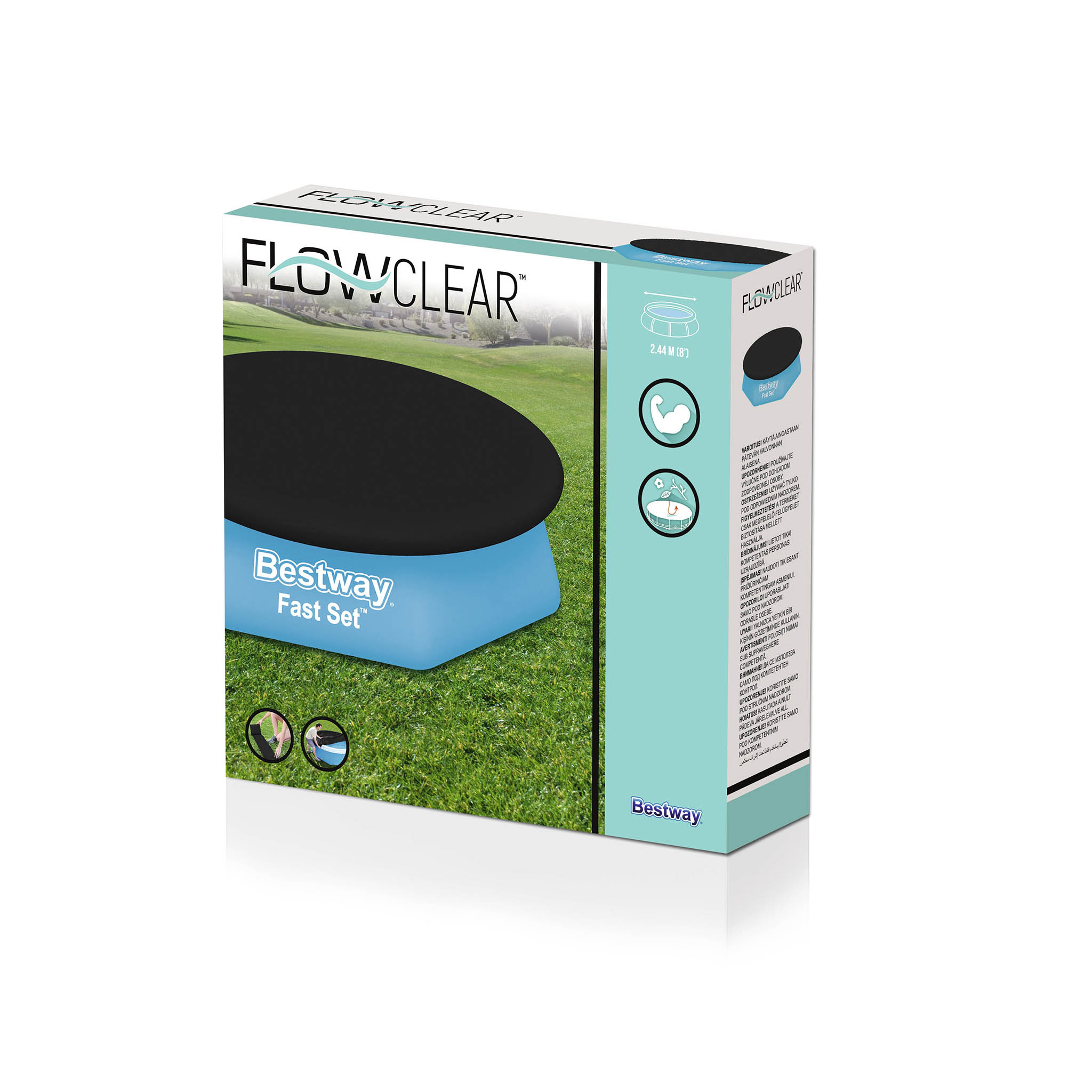 Poolöverdrag Bestway Flowclear Rund