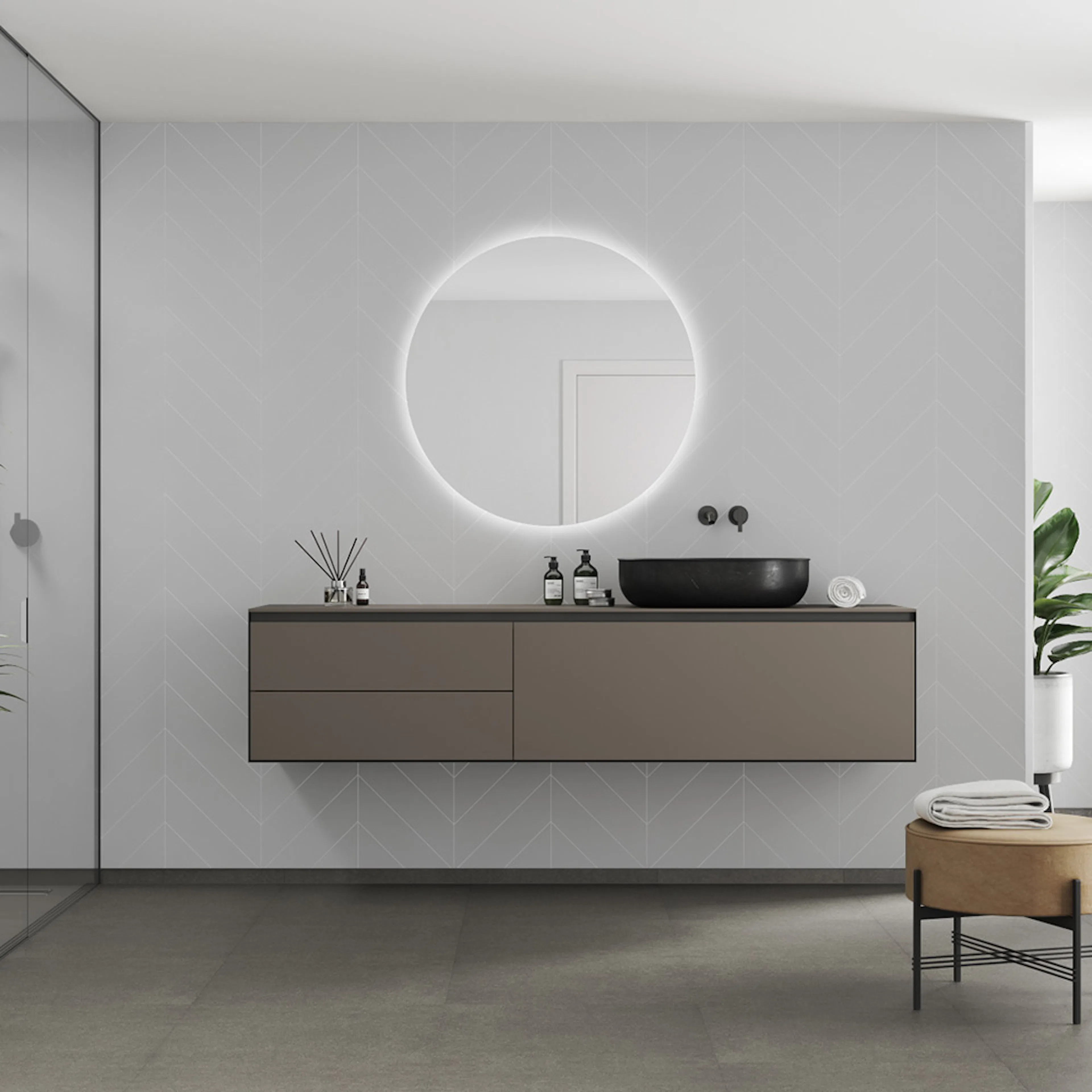 Våtrumsskiva Fibo 2090-M78 EM Light Grey 10x620x2400 mm