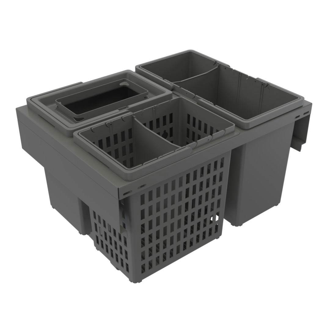 Källsorteringskärhållare Beslag Design Trend 600 Eco