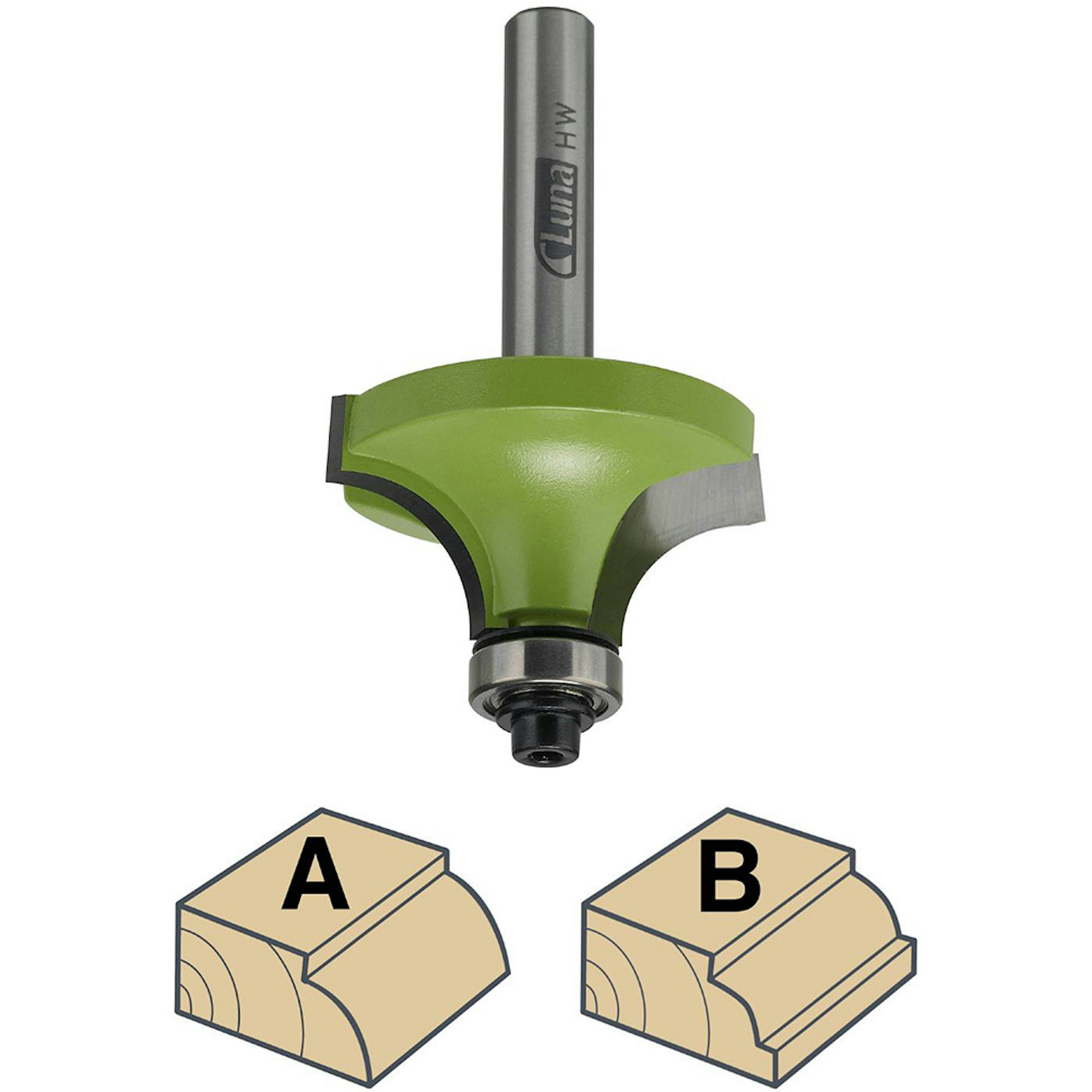 Avrundningsfräsar Luna Tools För Trä