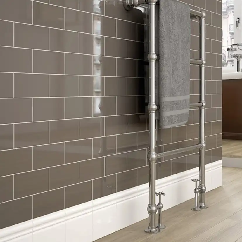 Kakel Lhådös Sekel vit blank sockel 15x15 cm