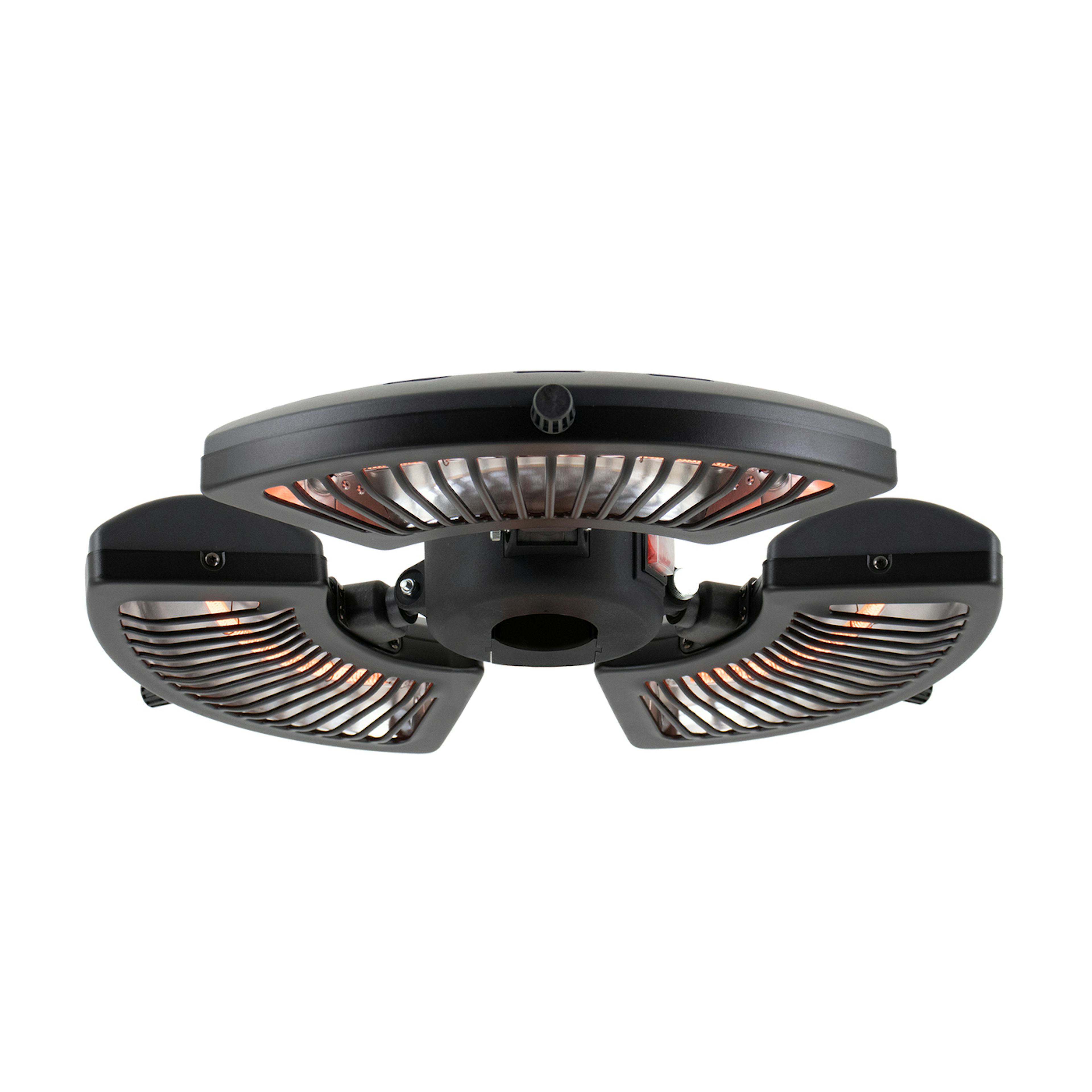 Terassvärmare Hortus Parasoll 800/1600/2400 W Svart