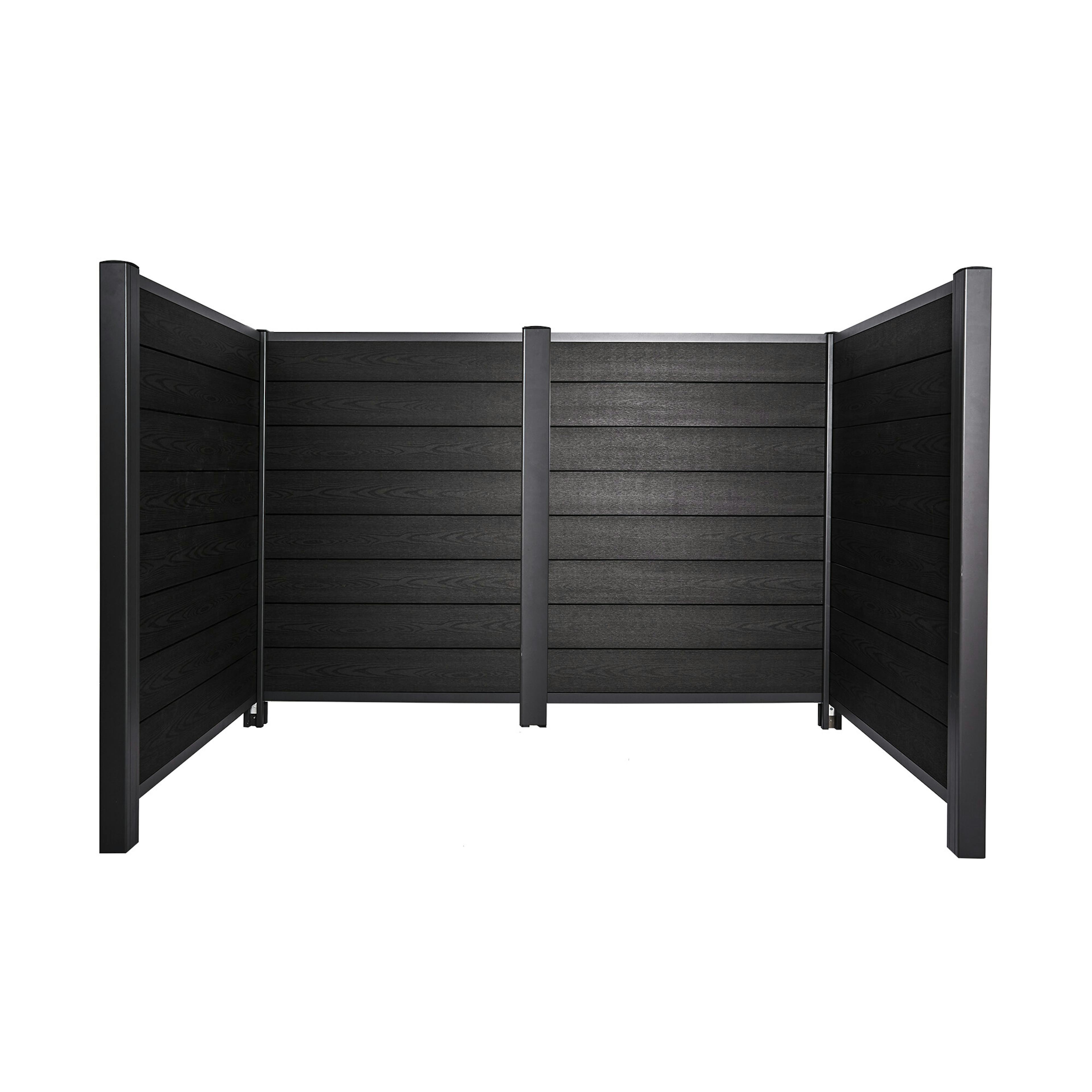 Staket Hortus Till Sopkärl Komposit Roma 121x256x95 cm