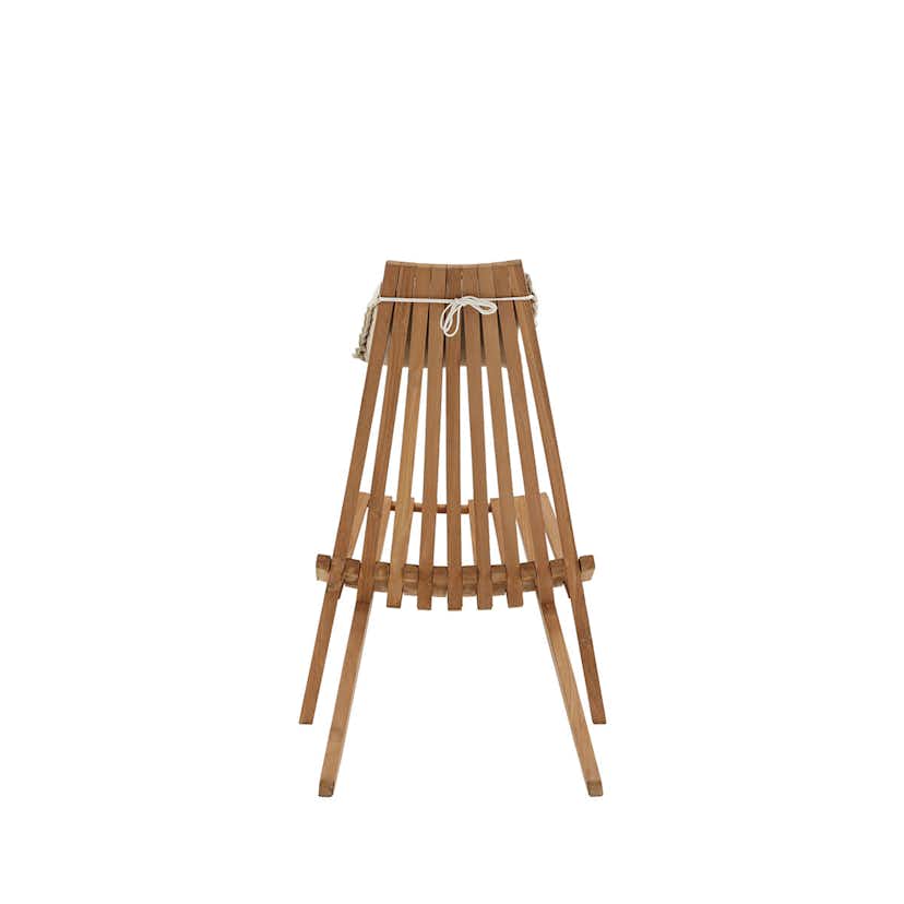 Loungestol Venture Home Kenya Utomhus, Klassisk Trästol i Teak