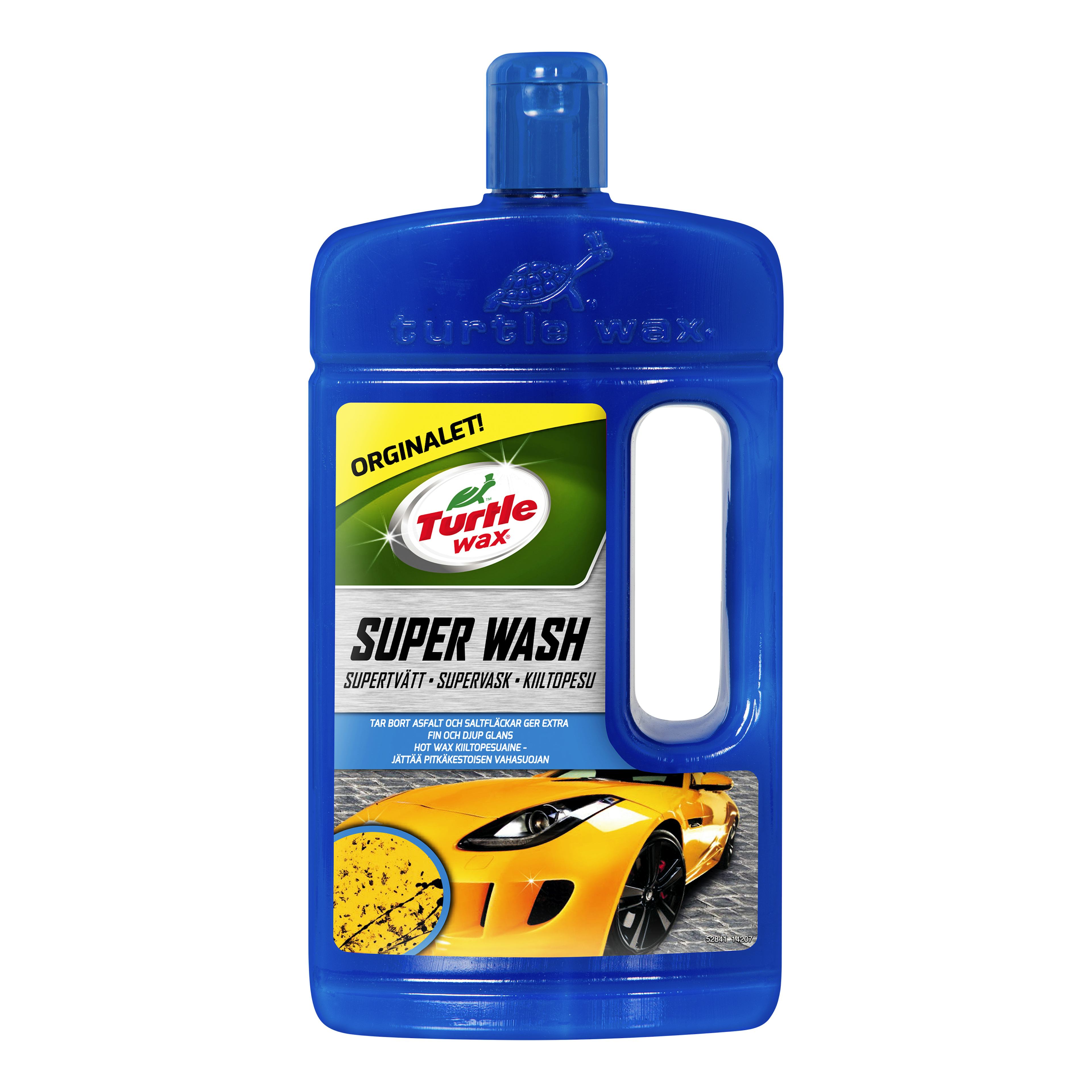 Bilschampo Turtle Wax Super Wash Supertvätt 1L