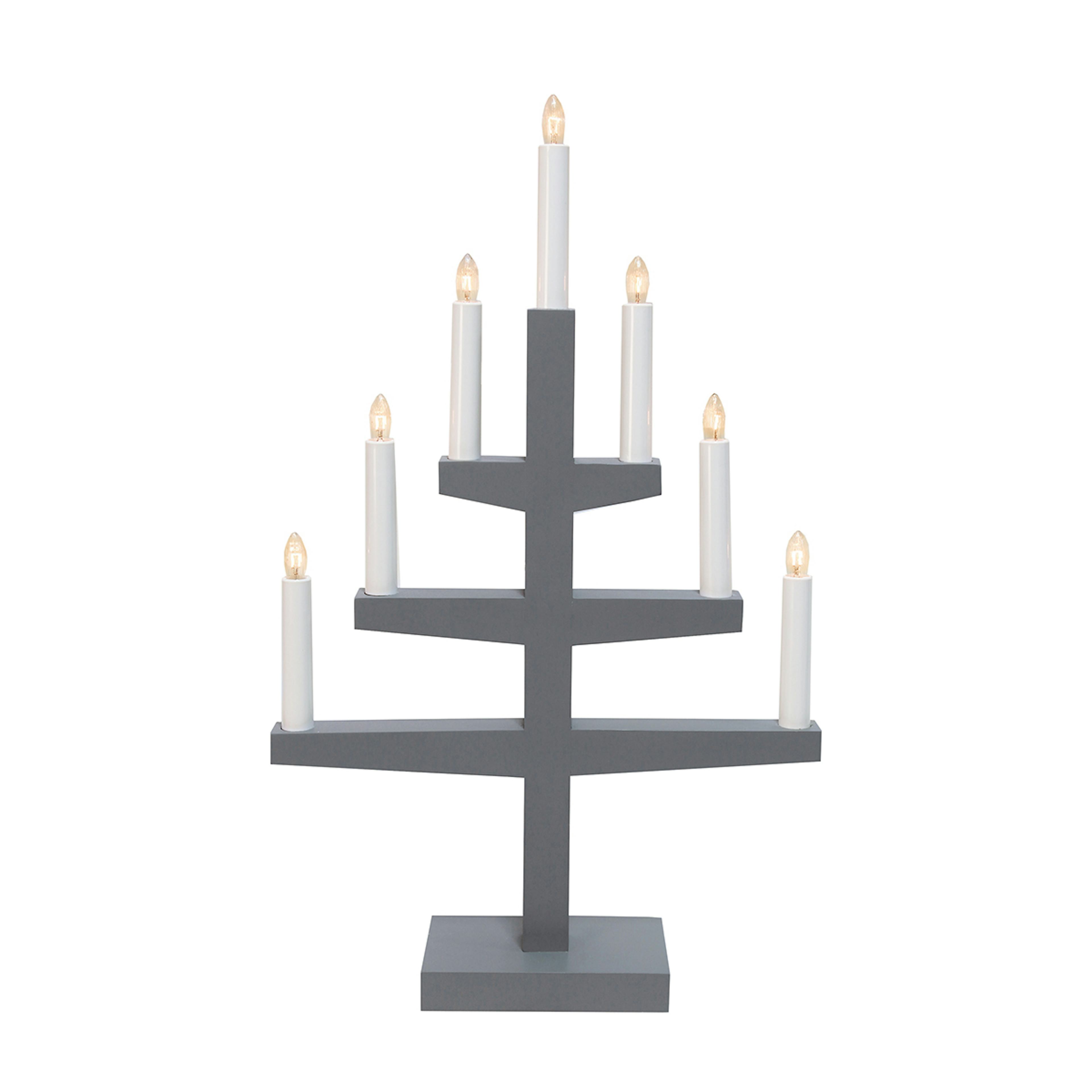 Ljusstake Star Trading Trapp 7-armad Adventsljusstake