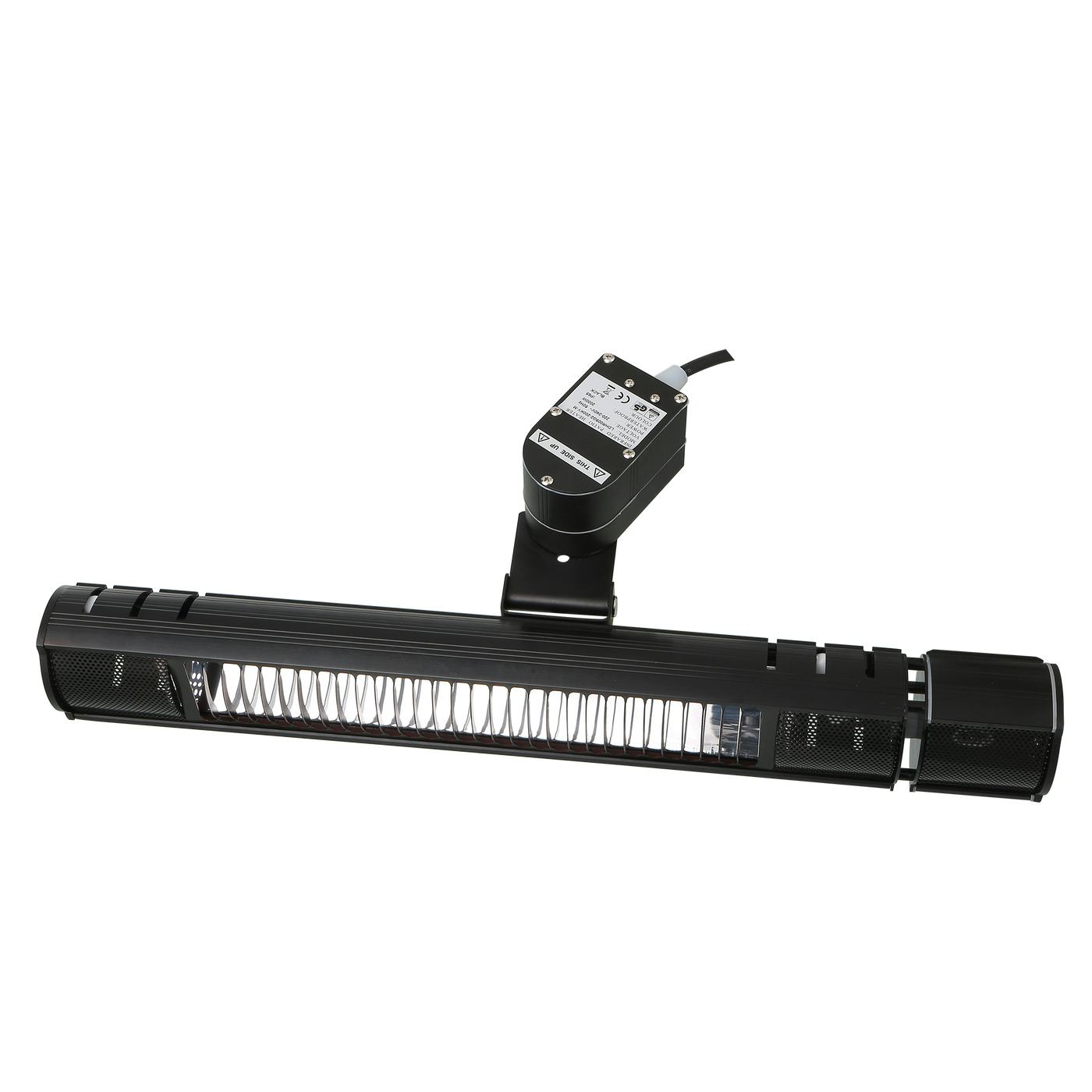 Terassvärmare Heat1 2000W Svart Med Svängning