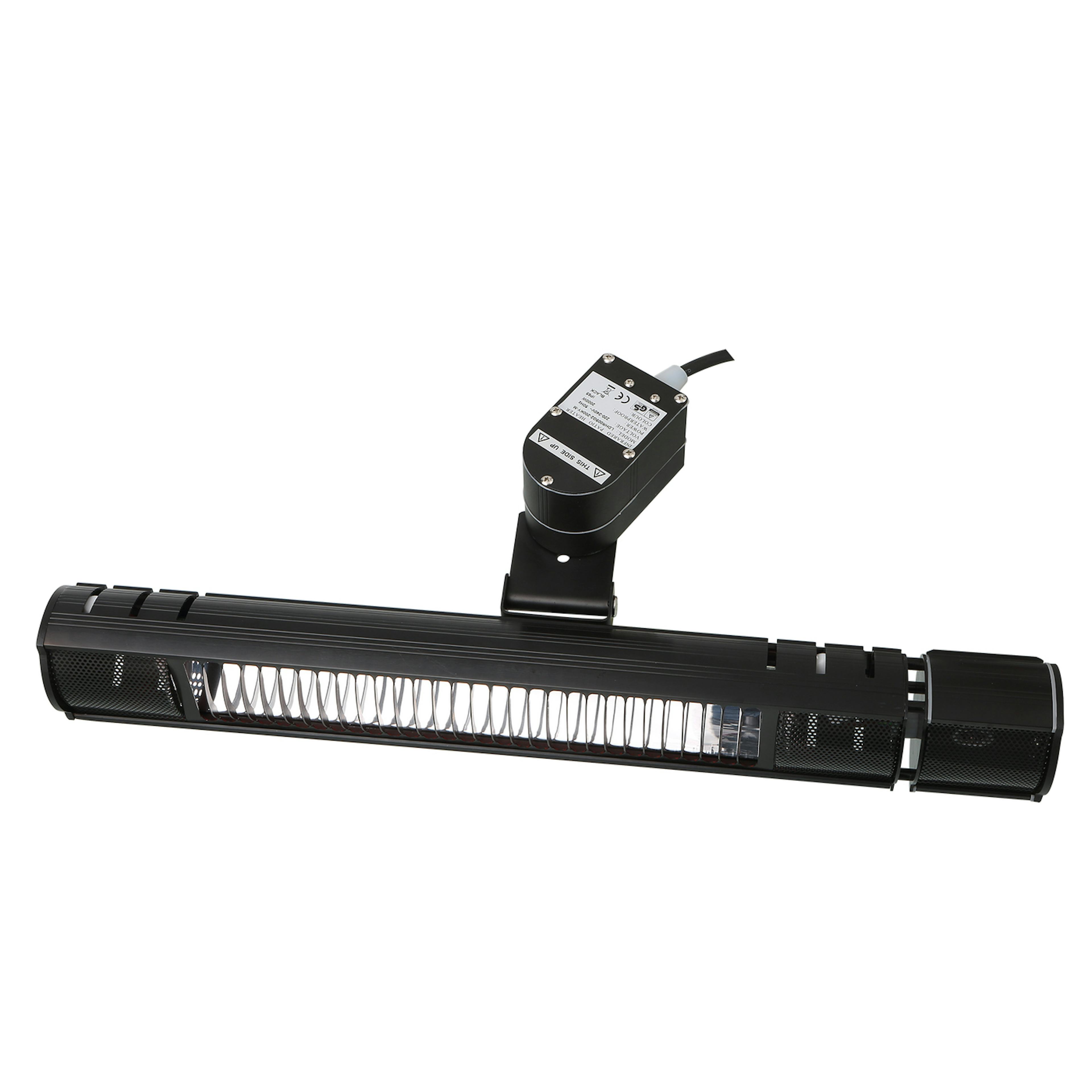 Terassvärmare Heat1 2000W Svart Med Svängning